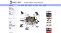 Desktop Screenshot of dasfa.lt